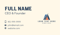 Highway Road Letter A Business Card