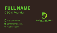 Environmental Business Card example 2