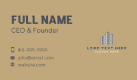 Skyscraper Building Realty Business Card