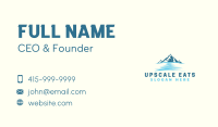 Mountain Outdoor Peak Business Card Image Preview