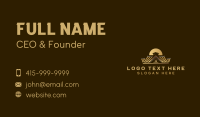 Roofing Real Estate Business Card Design