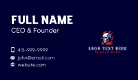 Flame Skull Gaming Business Card Design