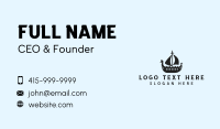 Medieval Viking Ship Business Card