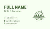 Yard Garden Shovel Business Card Design