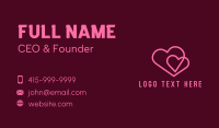 Online Dating Business Card example 1