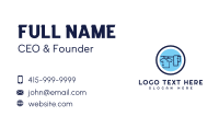 Minimalist Laundry Busines Business Card