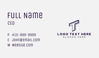 Industrial Steel Construction Business Card
