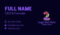 Colorful Shapes Number 2 Business Card Design