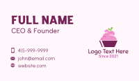Organic Cupcake Mix Business Card Design