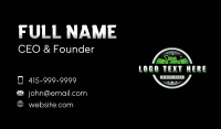 Garden Mower Landscaping Business Card Design