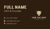 Brown Bear Pen Business Card