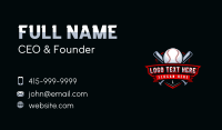 Baseball League Tournament Business Card