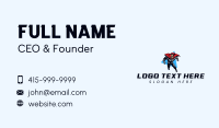 Strong Superhero Gaming Business Card