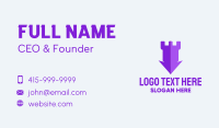 Down Business Card example 4