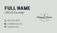 Elegant Photography Wordmark Business Card Image Preview