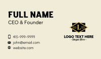 Classic Geometric Lettermark  Business Card