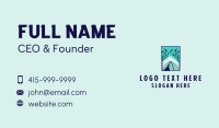 Forest Camping Site Business Card