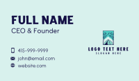 Forest Camping Site Business Card