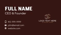 Tech Agency Letter C Business Card