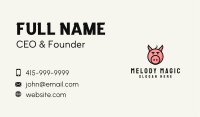 Pig Head Meatshop Business Card