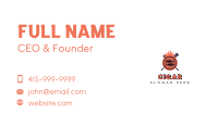 Barbecue Fish Flame Grill Business Card