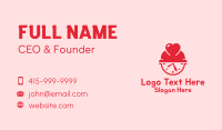 Love Alarm Bell  Business Card Design