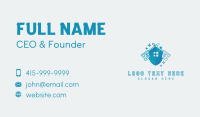 Home Power Washer Shield Business Card