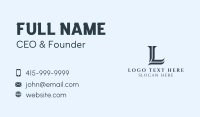Elegant Serif Business Business Card Design