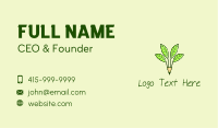 Pencil Plant Business Card