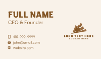 Brown Mountain Crane Business Card