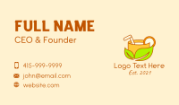 Juice-house Business Card example 1