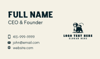 Dog Pet Leash Business Card