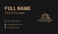 Luxury Floral Boutique Business Card Design