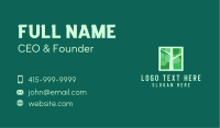 Green Tree Branches Business Card
