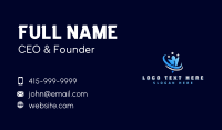 Professional Leader Career Business Card Design