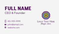 Kaleidoscope Business Card example 2