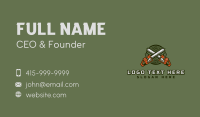 Lumberjack Business Card example 1