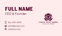 Beauty Lotus Spa Business Card