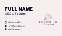 Gift Chariot Wheel Business Card Design