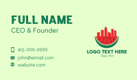 Watermelon City  Business Card