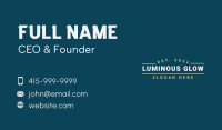 Apparel Brand Wordmark Business Card Image Preview