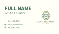 Arabic Religious Decoration  Business Card