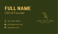Toucan Fashion Bird Business Card
