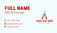 Triangle Circus Tent Business Card