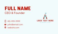 Triangle Circus Tent Business Card