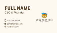 Happy Kid Mascot  Business Card