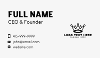 Fashion Boutique Crown Business Card