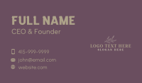 Beautiful Business Card example 1