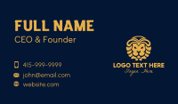 Golden Lion Luxury Business Card