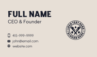 Drainage Pipe Wrench Business Card Design